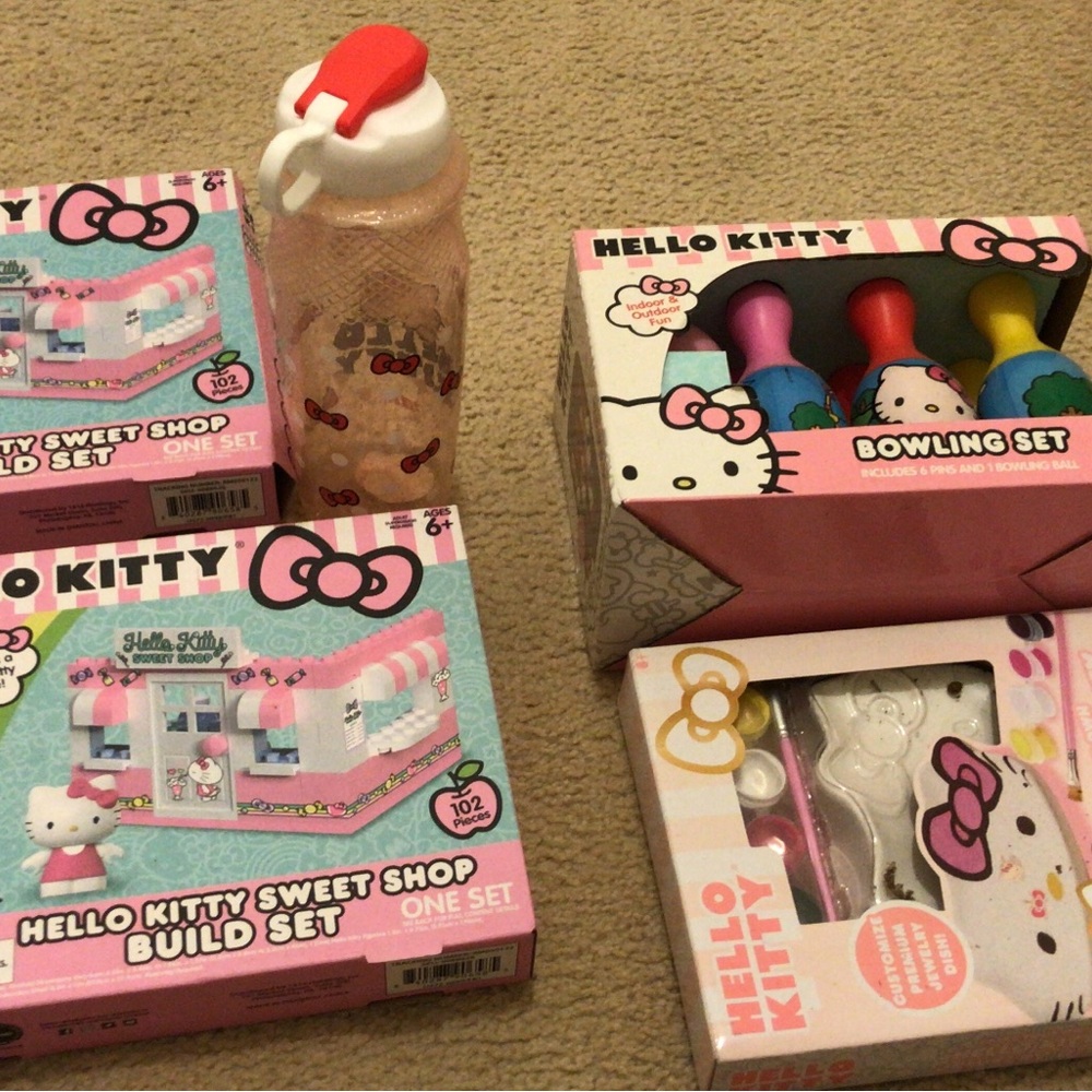 Hello Kitty Kids Toy Set - Pink and White